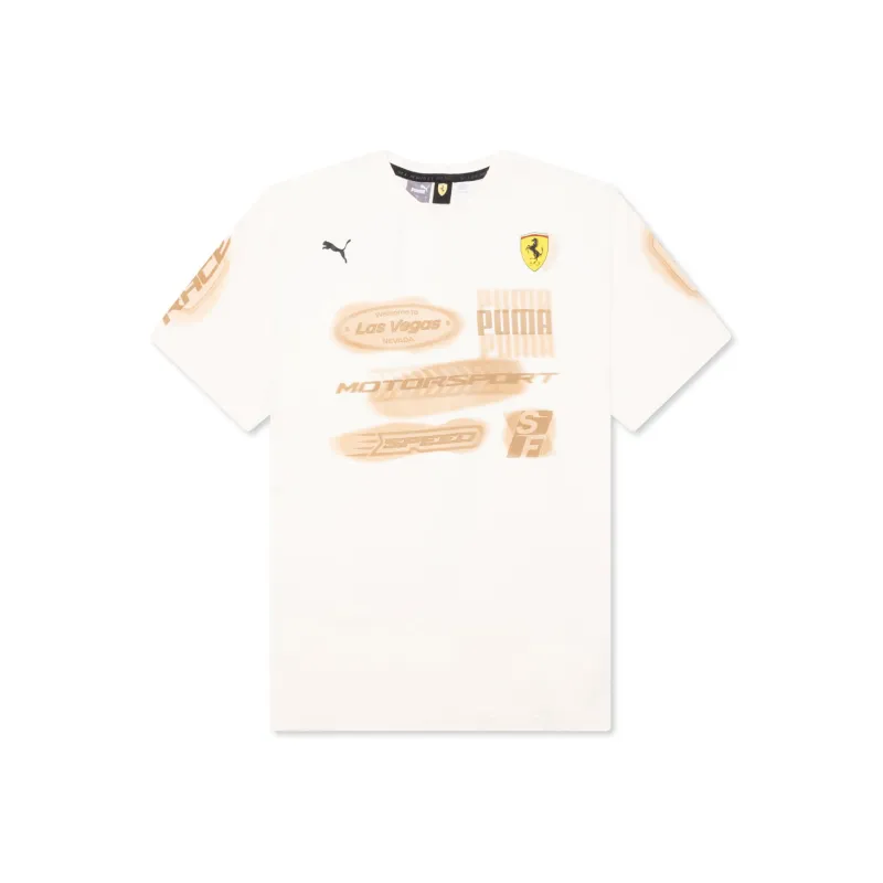 PUMA x Ferrari FW24 Race T-Shirt Unisex White-0