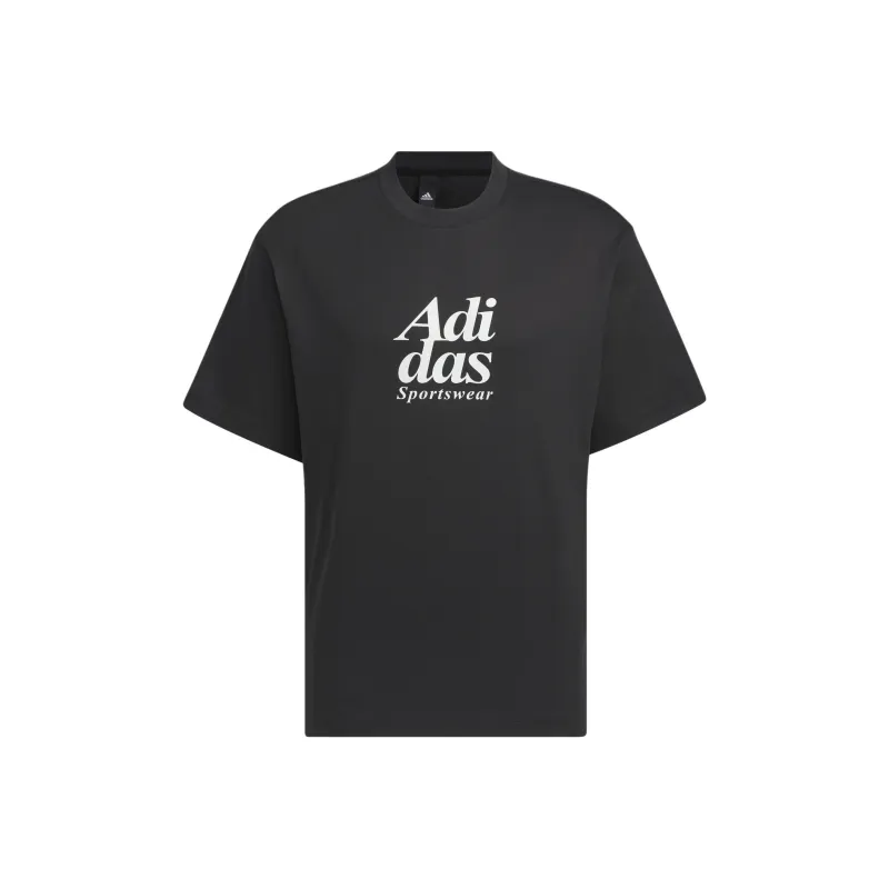 Adidas Men's Sports Casual Round Neck T-shirt-0