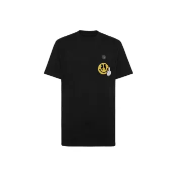 PHILIPP PLEIN Smile patch T shirt