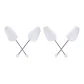 White (2 Pack-Women's[Size 35-41])