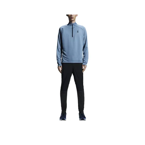 On Climate Shirt T-Shirt Men's Light Gray Blue
