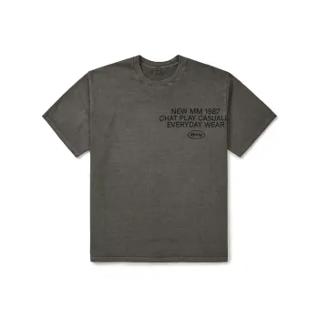 Mmlg SS25 T Shirt Unisex Charcoal