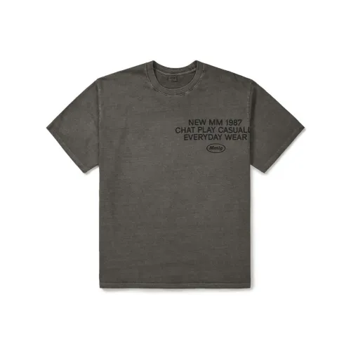 Mmlg SS25 T Shirt Unisex Charcoal