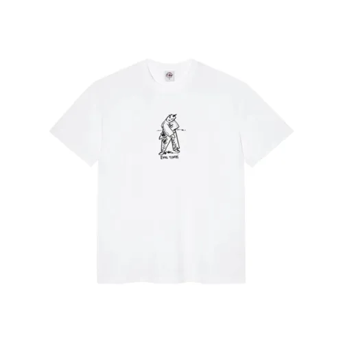 embroidered logo 3 4 sleeves pullover FW24 T Shirt Men's