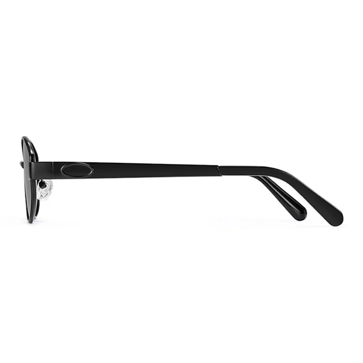 Morakot Alloy Oval Sunglasses Unisex-3