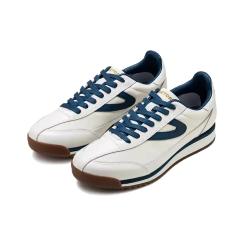 TRETORN Rawlins Low-Top Casual Shoes Unisex White Blue-1