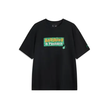 LiNing Sports Life Collection T Shirt Men's Black
