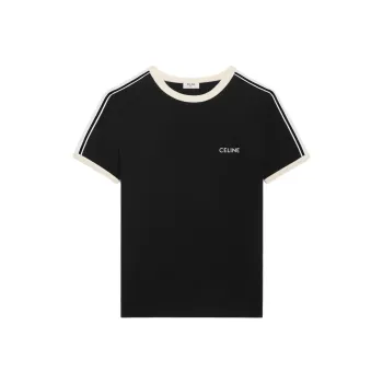 CELINE Regular T shirt In Cotton Jersey