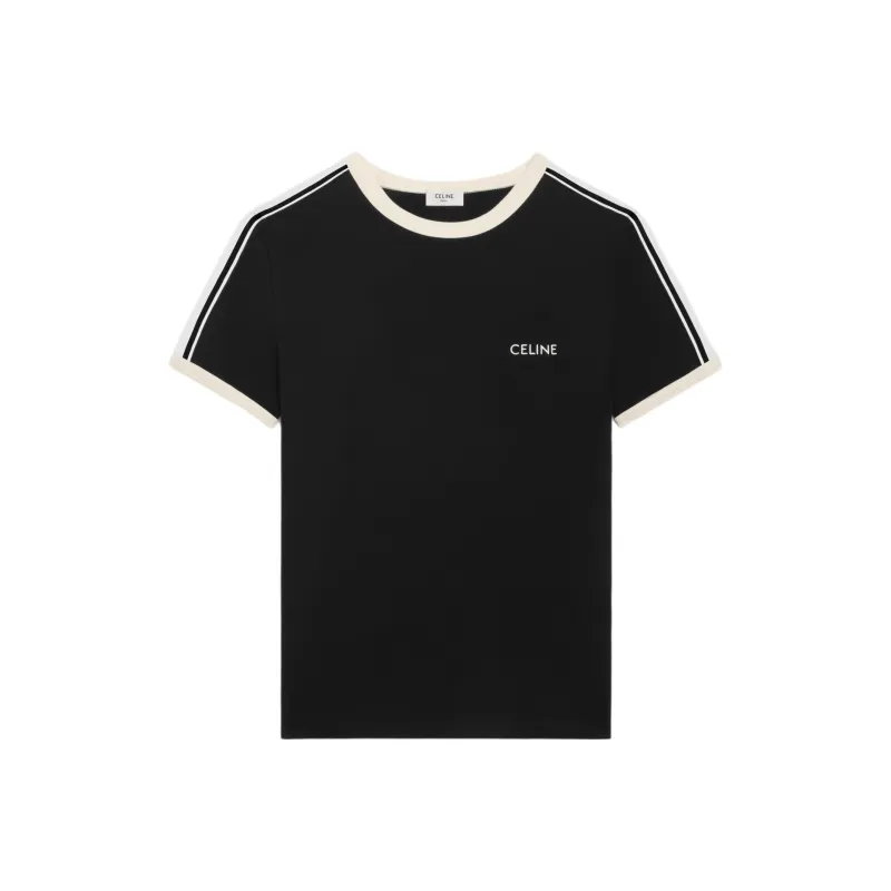 CELINE Regular T shirt In Cotton Jersey-0