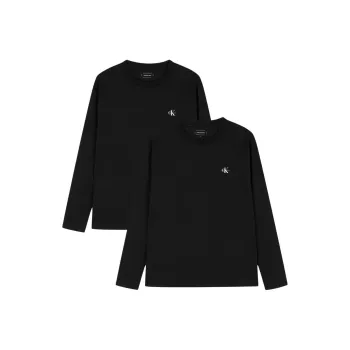 CALVIN KLEIN T Shirt Unisex 2 Pack Black