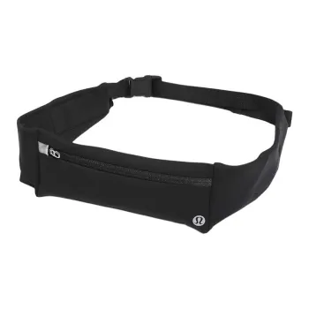 Lululemon Nylon Lycra Spandex Belt Unisex Black  