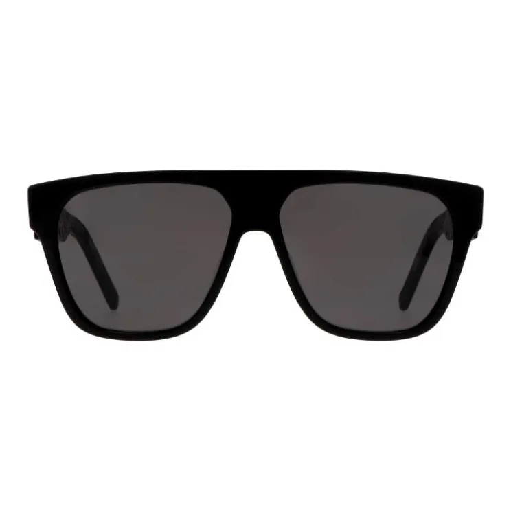DIOR Acetate Square Sunglasses Unisex Black-1