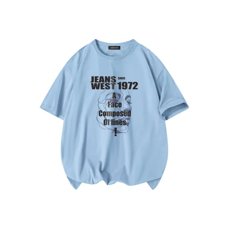 JEANSWEST T Shirt Unisex Dark Blue-12