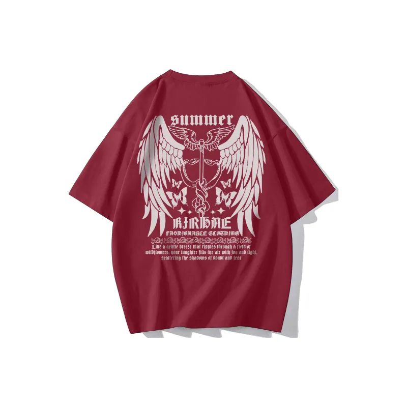 KIRHNE Drop Shoulder Sleeve T Shirt Unisex-13