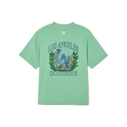 MLB Drop Shoulder Sleeve T Shirt Unisex Hemp Green