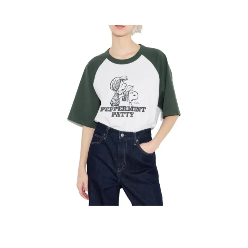 UNIQLO T Shirt Unisex Dark Olive-0