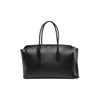TF Calfskin Shoulder Bag, Crossbody Bag, Handbag Men's Black