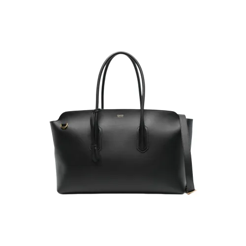 TF Calfskin Shoulder Bag, Crossbody Bag, Handbag Men's Black