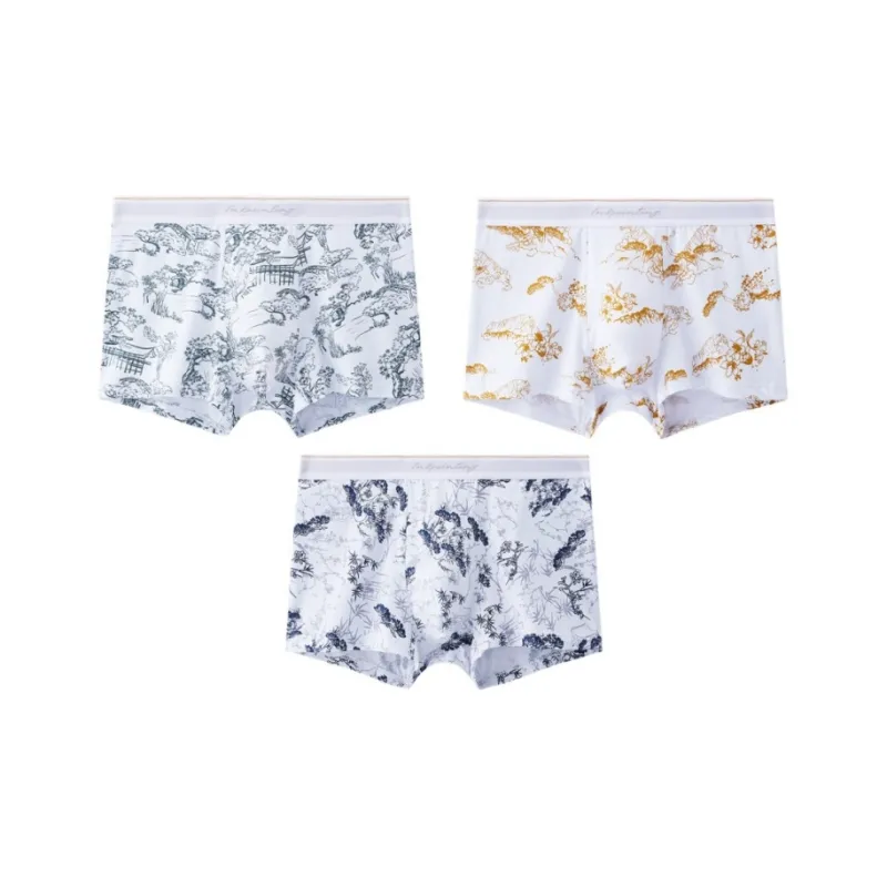Qiao Ni Tong Underpants Men's 3 Pack-6