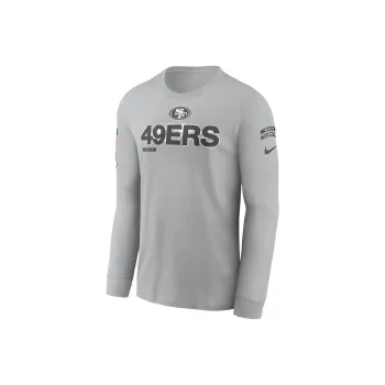 Nike San Francisco 49ers Salute To Service Mascot Edge Legend Men's Nike Nfl Long Sleeve T Shirt