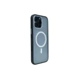 Ink Splash Style+Matte Transparent White Flap Back Panel+Black Frame