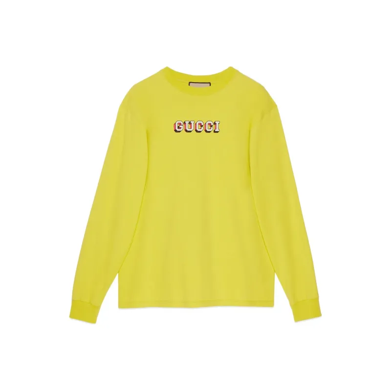 GUCCI T Shirts Men Yellow-0