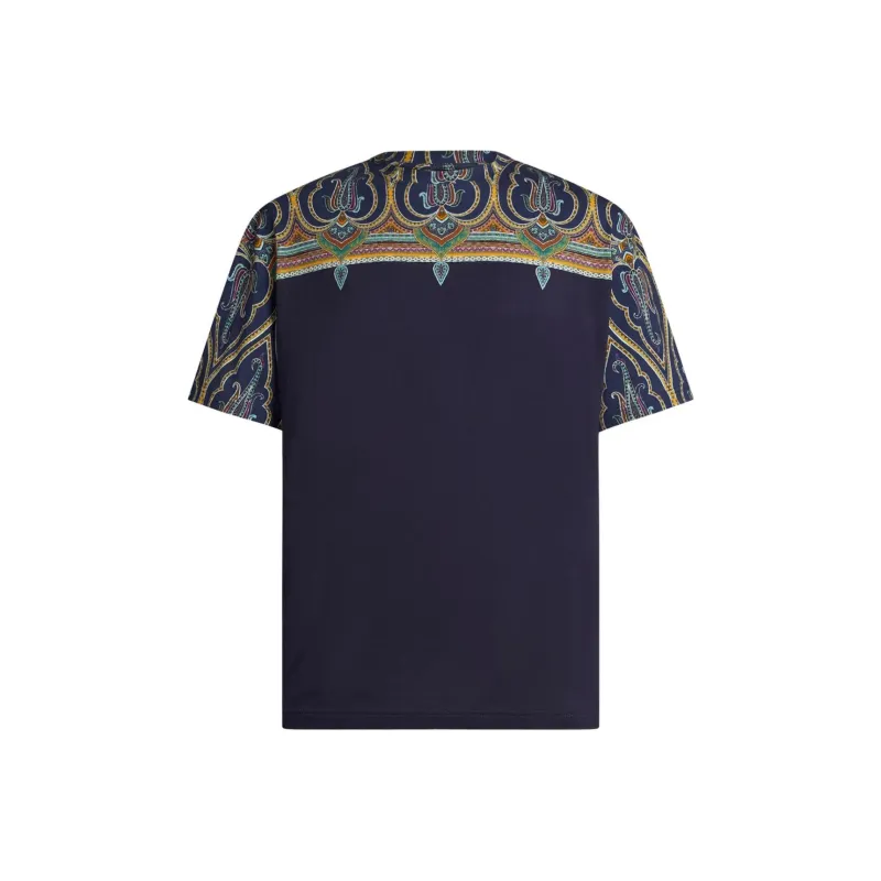 ETRO Paisley Printed Crewneck T Shirt-0