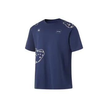 LiNing T Shirt Men's Dark Slate Blue