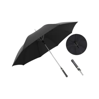 Love The Rain 8 Rib Carbon Fiber Aluminum Alloy Automatic Model, High End Minimalist Style Straight Handle Umbrella