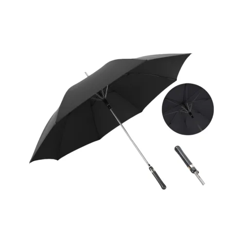 Love The Rain 8 Rib Carbon Fiber Aluminum Alloy Automatic Model, High End Minimalist Style Straight Handle Umbrella