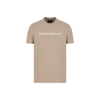 EMPORIO ARMANI Pima jersey T shirt With Logo Print