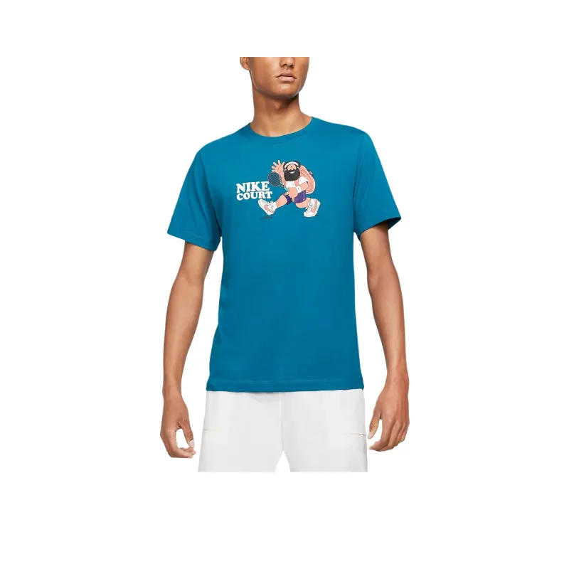 Nike Court Slam T-Shirt Men's Green-0
