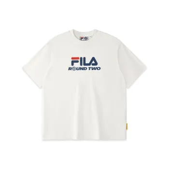 FILA FUSION x Round Two T Shirt Unisex Cloud White