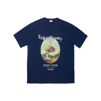 LiNing T Shirts Men Navy