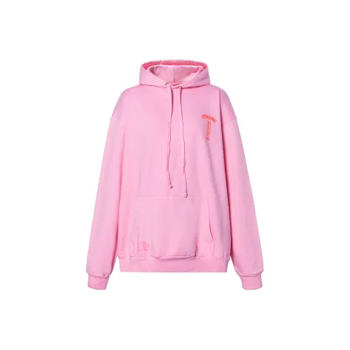 Chrome Hearts T Bar Logo Hoodie 'Pink/Red'