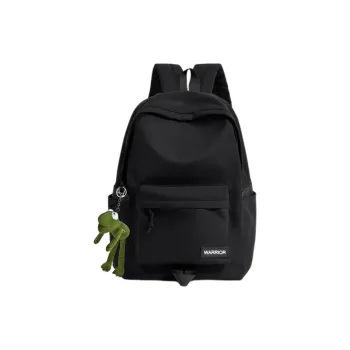 Warrior Nylon Fabric Backpack Unisex Red/Black