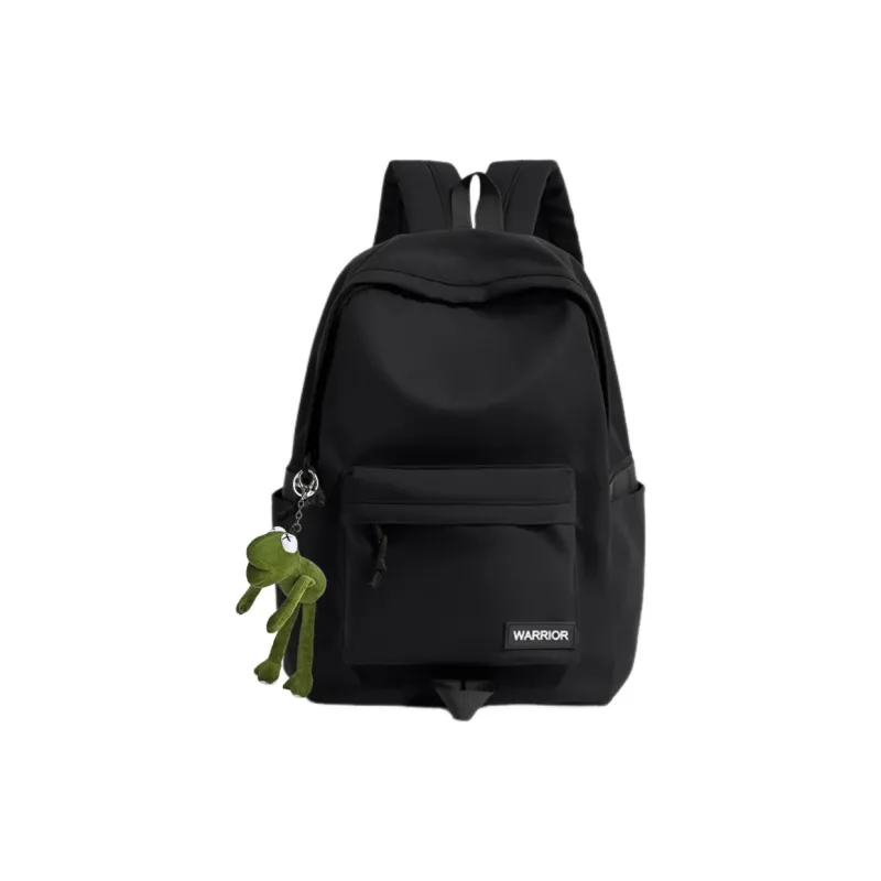 Warrior Nylon Fabric Backpack Unisex Red/Black-0