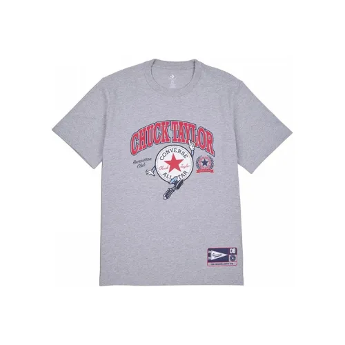 Converse Chucks CHUCKS RETRO COLLEGIATE GRAPHIC T Shirt Unisex Gray
