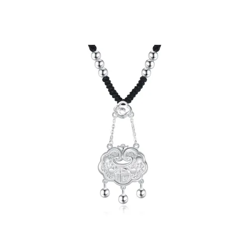 SHENGYALUO S999 Fine Silver Necklaces Women's