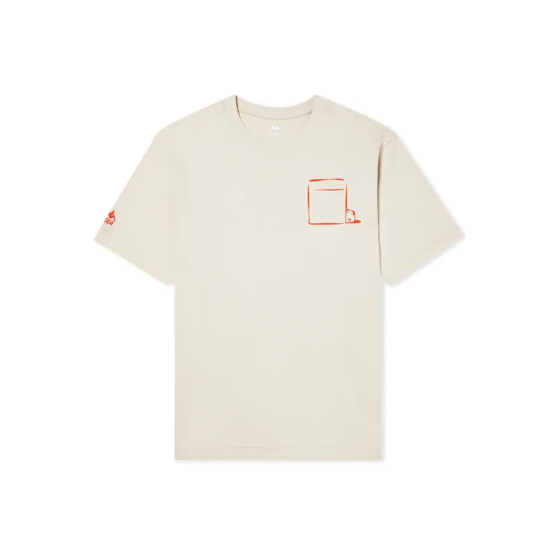 Kappa T Shirt Unisex Malt Beige Brown-0