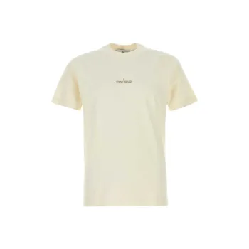 STONE ISLAND Logo Printed Short Sleeved T Shirt