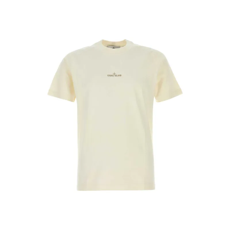 STONE ISLAND Logo Printed Short Sleeved T Shirt-0