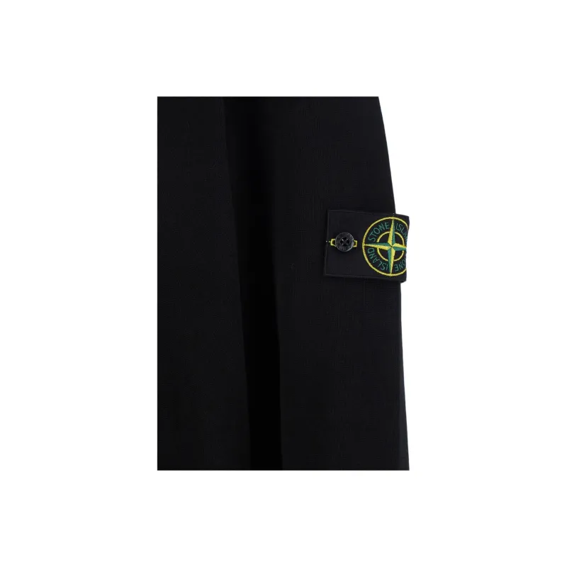 STONE ISLAND Compass Patch V Neck Cardigan-2