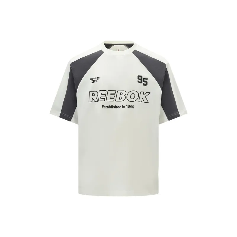 Reebok Raglan Sleeve T Shirt Unisex Natural White-0