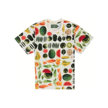 Denim Tears Fruit Collage Tee