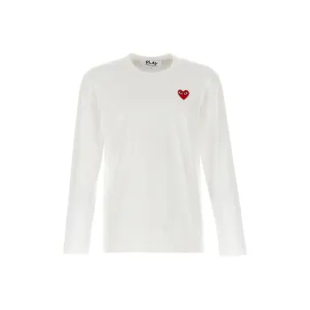 CDG Play T-Shirts Men White