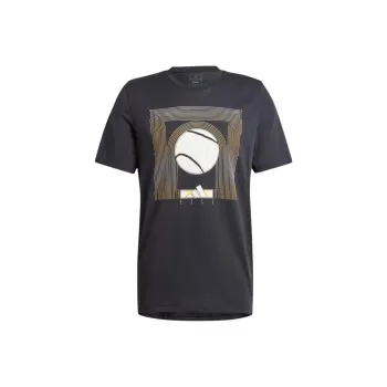 Adidas Aeroready Tennis Arc De Ball Graphic Tee