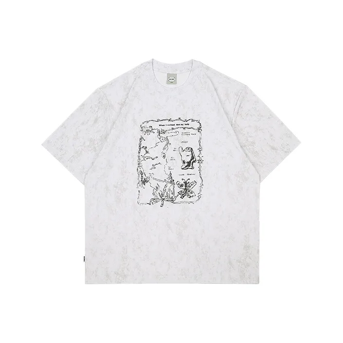 MYSAMESAME T Shirt Unisex Oatmeal White-0