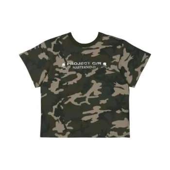 Mastermind Japan X GRAILZ Mastermind JAPAN Collaboration T Shirts Unisex Camouflage