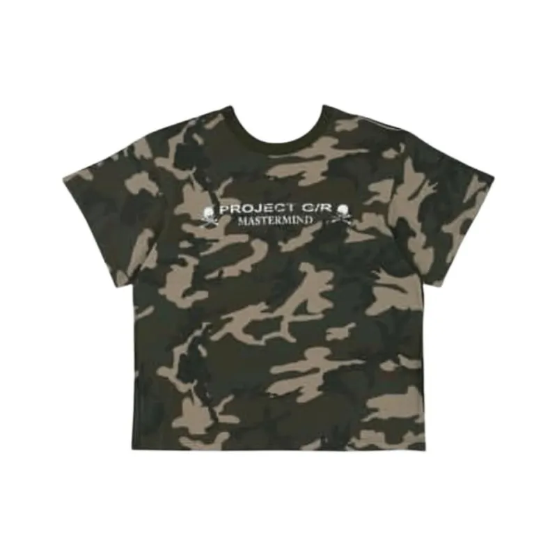 Mastermind Japan X GRAILZ Mastermind JAPAN Collaboration T Shirts Unisex Camouflage-0